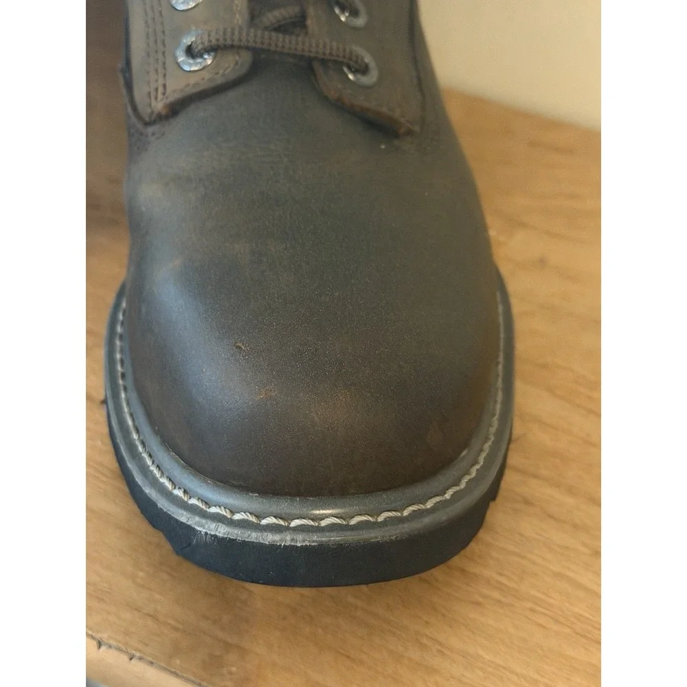 Wolverine Men's Leather Work Boots - Waterproof Steel Toe 6